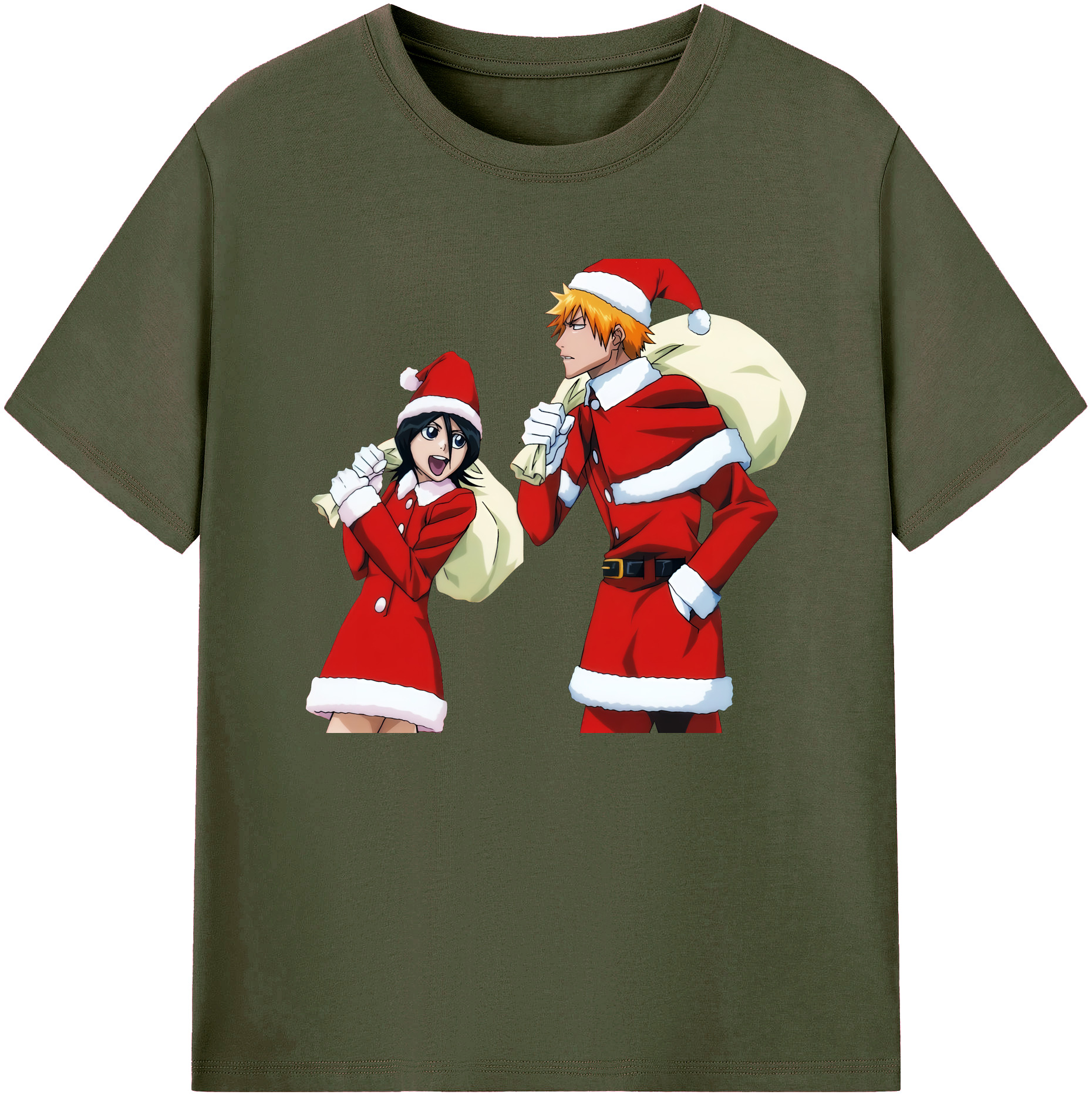 （画像用） ブリーチ 朽木ルキア BLEACH Kuchiki Rukia 綿100％ メンズ半袖Tシャツ｜肌触りやわらか＆通気性